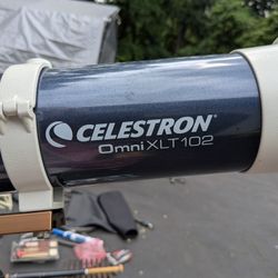 Celestron OmniXLT102 Telescope With CG-4 Stand
