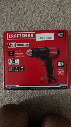 New Craftsman V20 Brushless 1/2" Hammer Drill - Tool Only (CMCD731B)