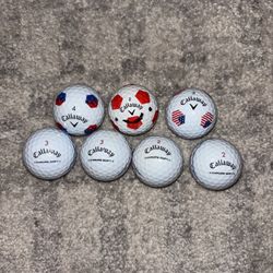 7 Callaway Chrome Soft NEAR MINT Condition Used Golf Balls!