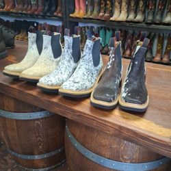 Botines De Piel De Pelo De Vaca 85