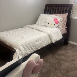 Twin XL Wood Bed Frame