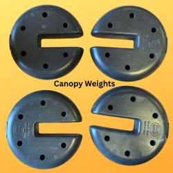 New, 20 lb Canopy Weight Set (4 Pieces) for Securing Tents and Canopies