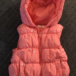 Crazy 8 Pink Puffer Vest