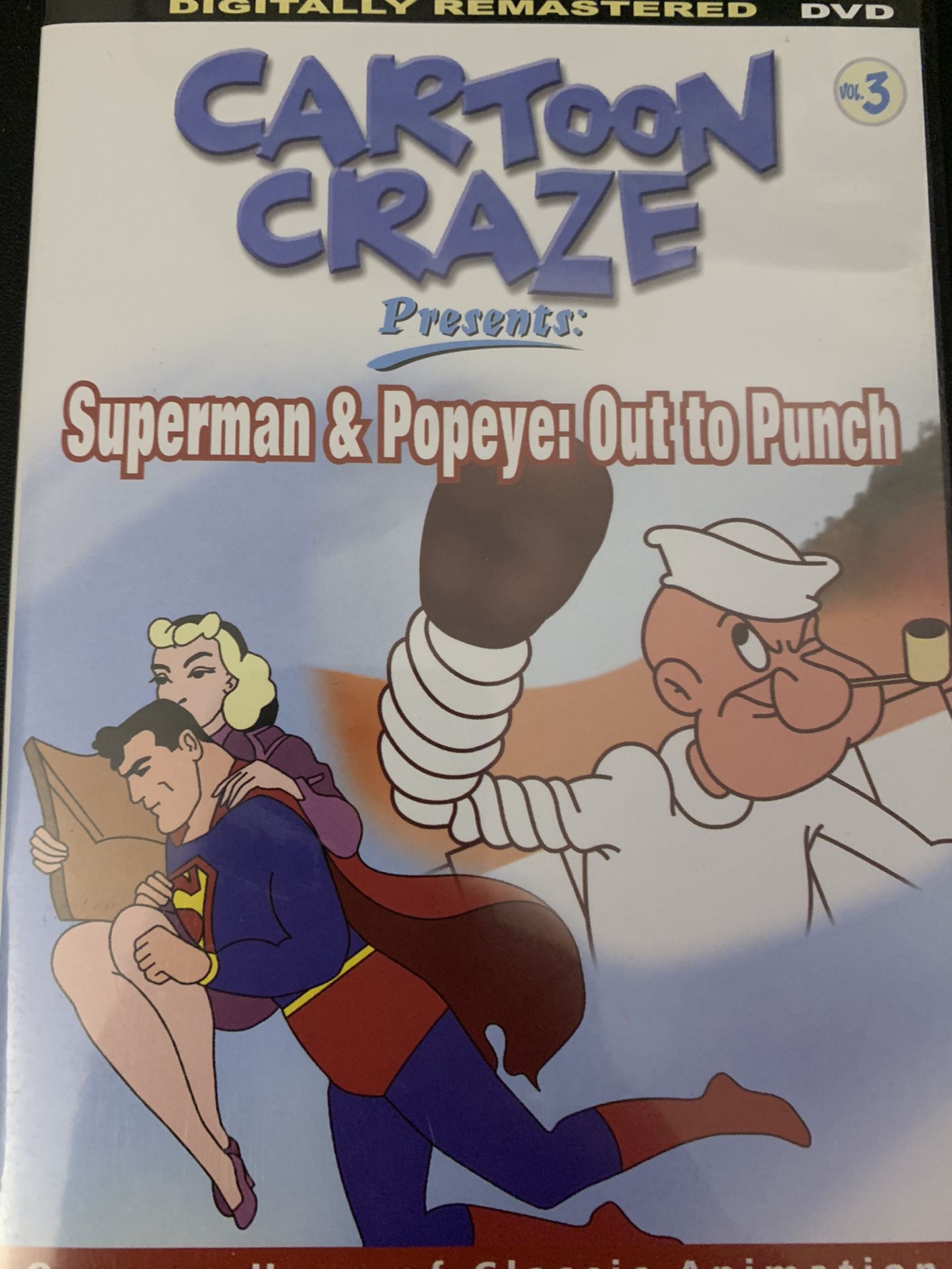 CARTOON CRAZE: Superman & POPEYE Out To Punch (DVD)