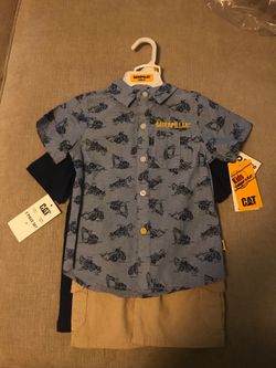 Toddler Boy 3T Caterpillar 3 piece outfit