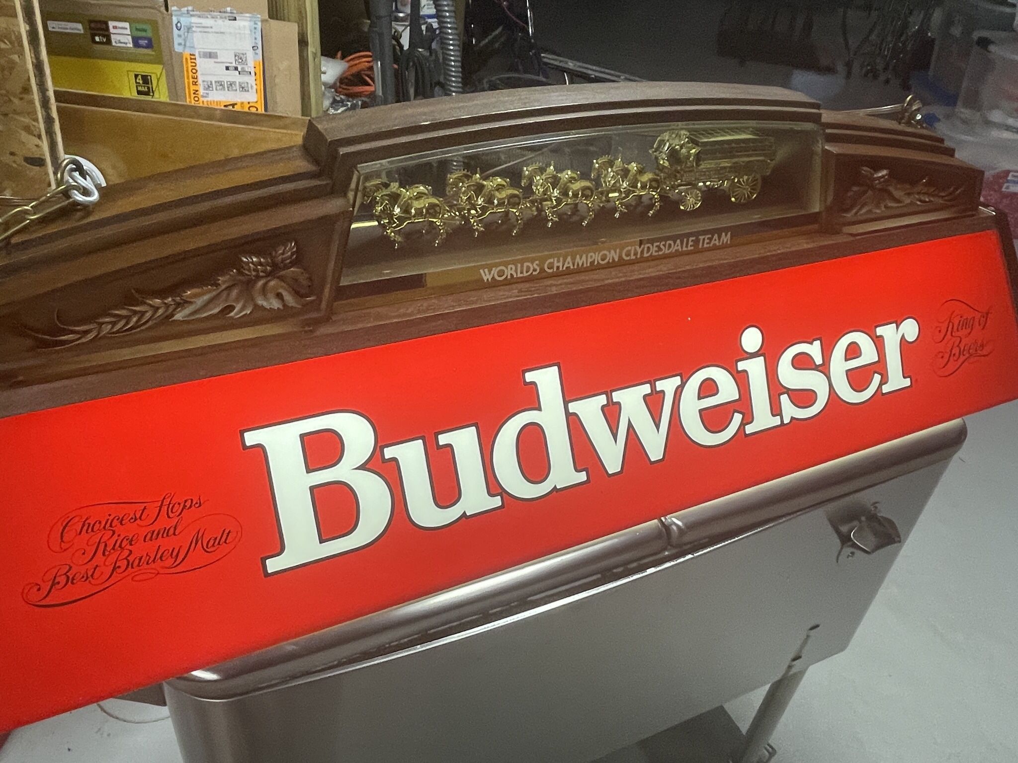 Budweiser Pool Table Light