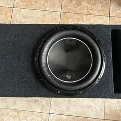 12W6v3 JL Audio Subwoofer with ported enclosure
