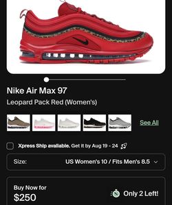 Nike Air Max 97 Leopard Pack Red