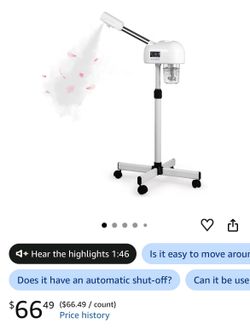 Pedí/ facial beauty steamer