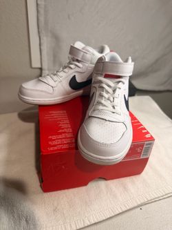 Nike Court Borough Mid Kids Sneakers Size 3Y