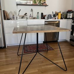 Solid Mango Wood Square Kitchen Table