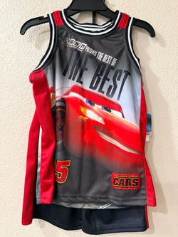 Disney Cars Lightning McQueen Kids Jersey Set
