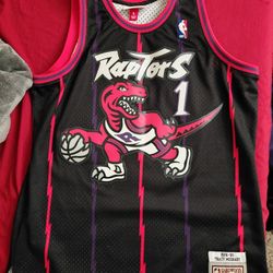 Tracy McGrady Raptors #1 Mitchell & Ness Jersey