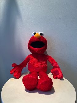 Vintage 2001 Sesame Street Guess What Elmo Plush