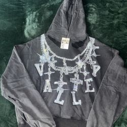 Black VALE HOODIE,Size XL