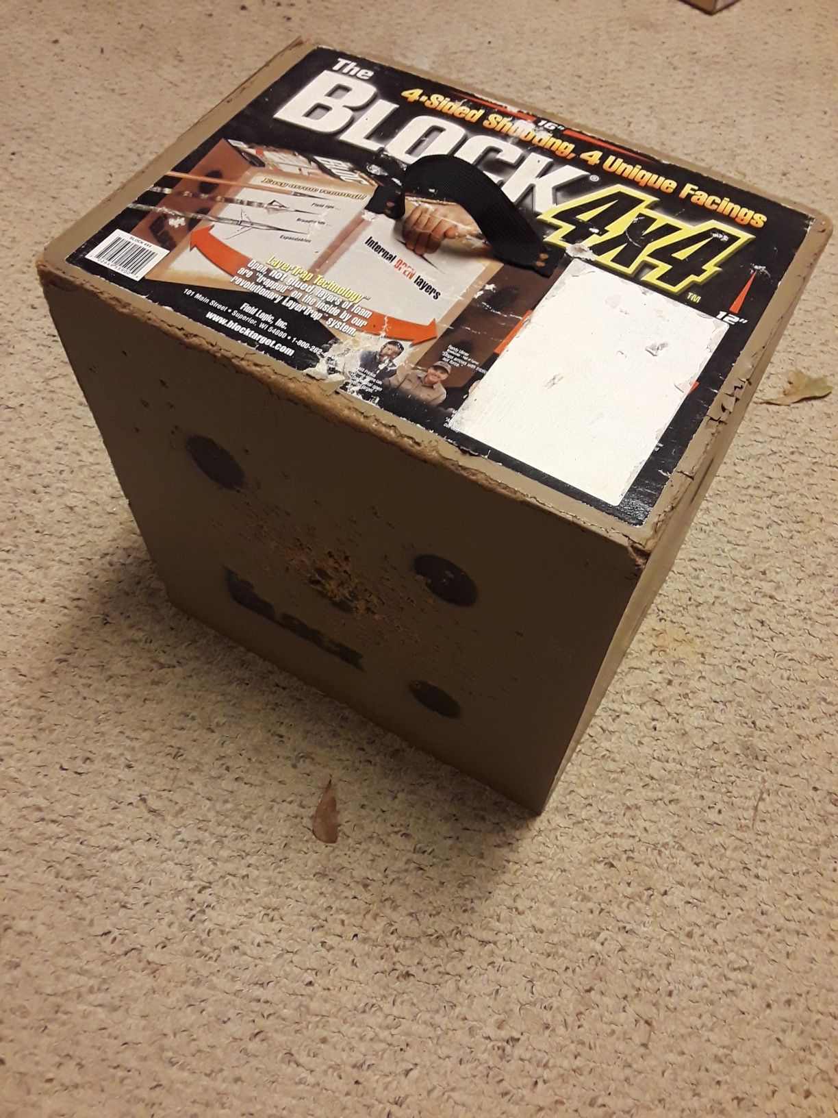 The block 4x4 Archery target