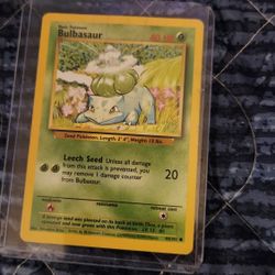 Pokémon TCG Bulbasaur Base Set