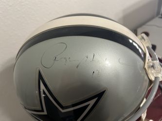 Roger Staubach Signed Helmet 