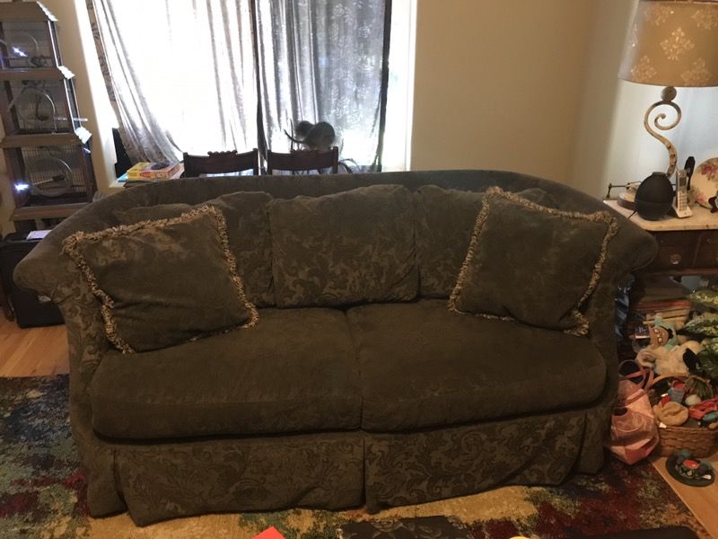 dark grey couch