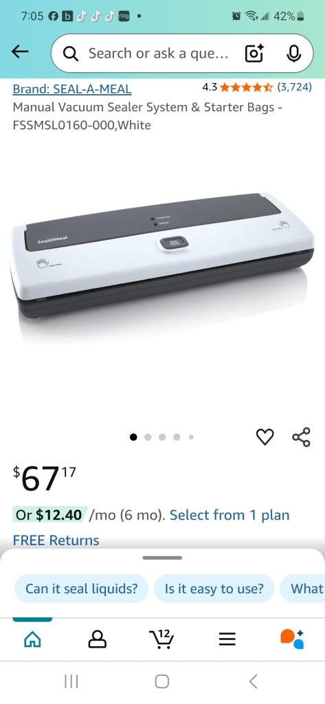 Vacuum Food Sealer