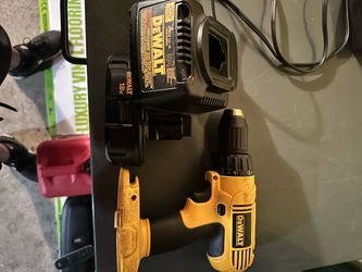 DeWalt drill, battery and charger