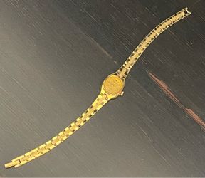 Pulsar Lady’s Quartz Watch, Gold Finish, Japan Movement, new battery, Good Condition