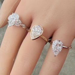 14KT 4.02Ctw VS2/F ab Diamond Certified Engagement Ring 