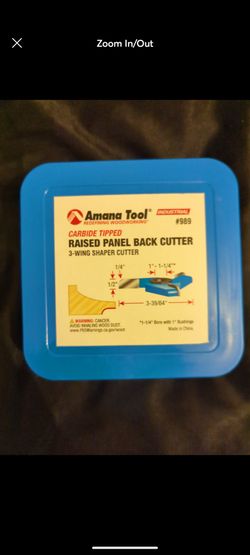 Amana Tool Carbide Tipped Raised Panel Shaper Cutter