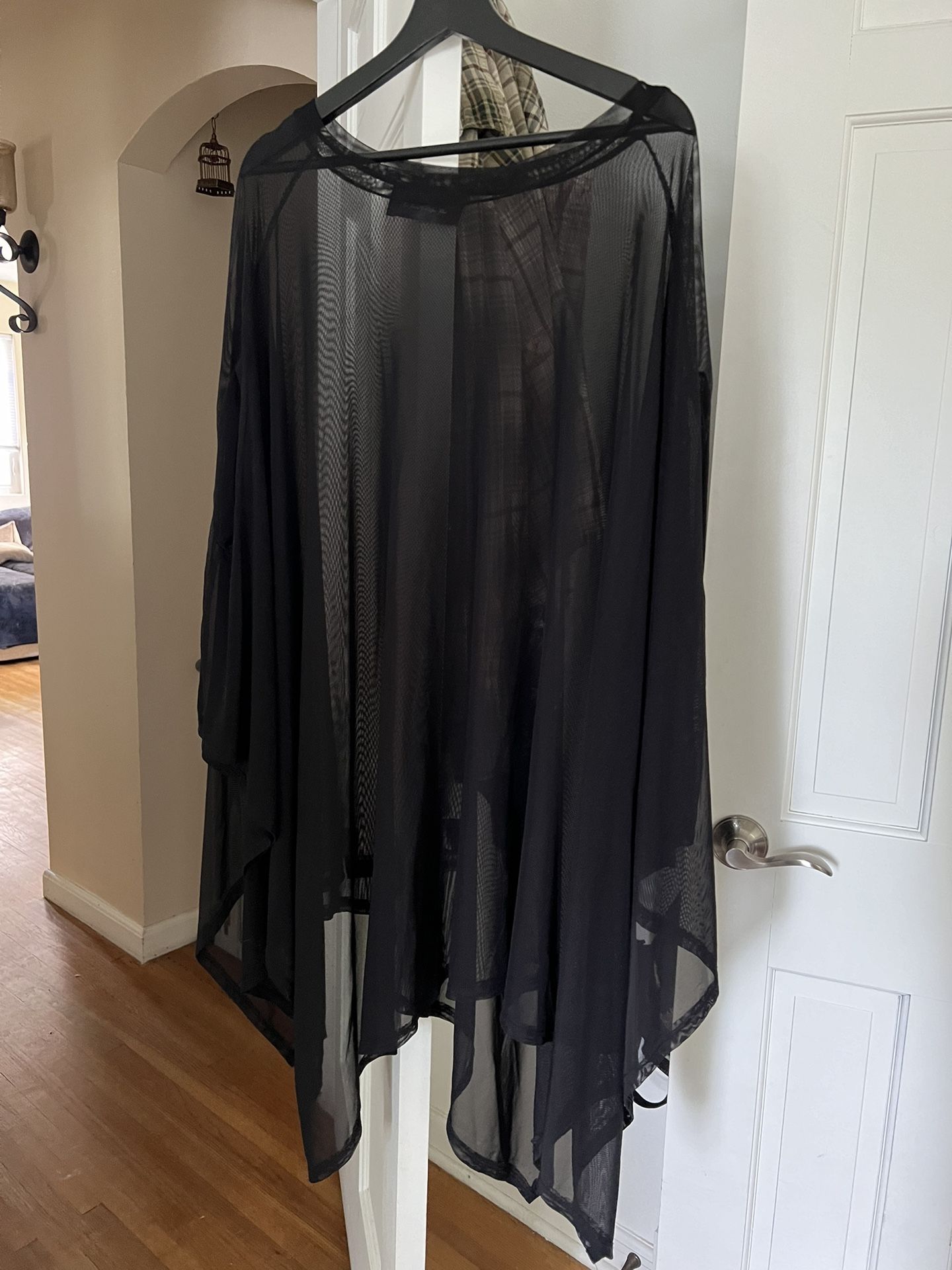 Foxblood Mesh Shawl Alternative Fashion