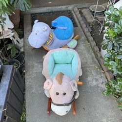 2 rocking horses $20 each