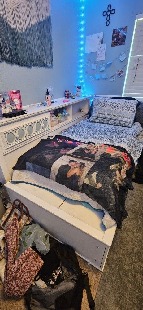 Twin Captains Bed With Storage
