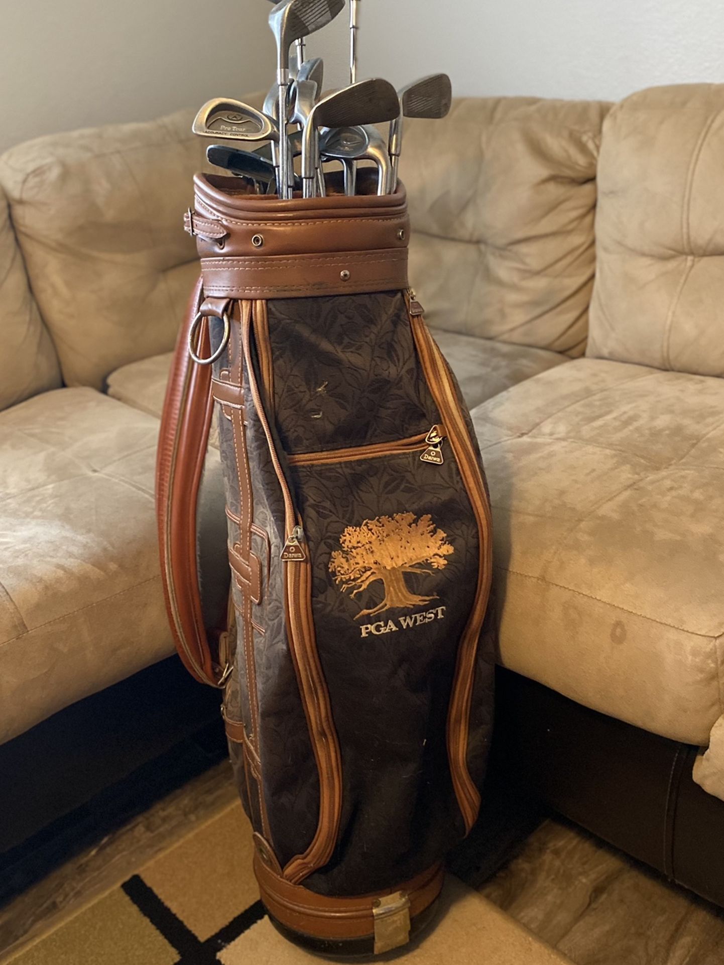 Golf Clubs With Golf Bag