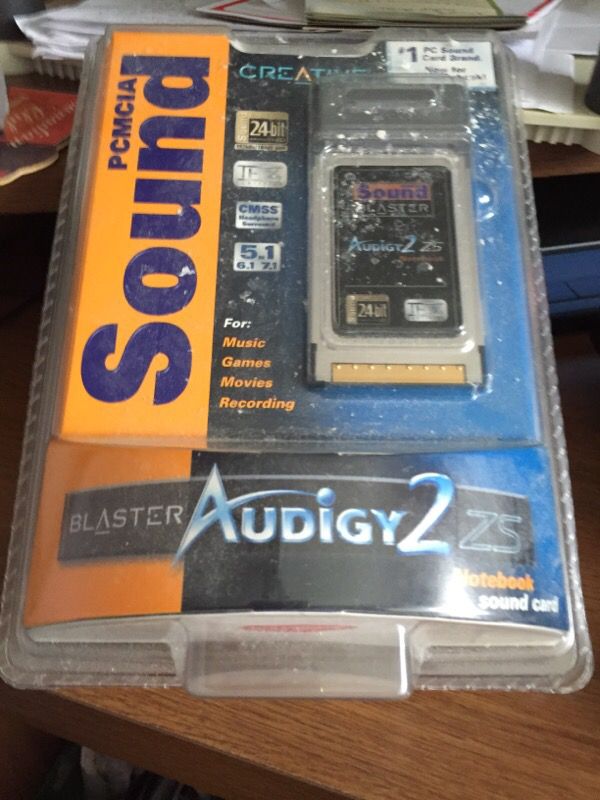 Creative Sound Blaster Audigy 2ZS notebook sound card
