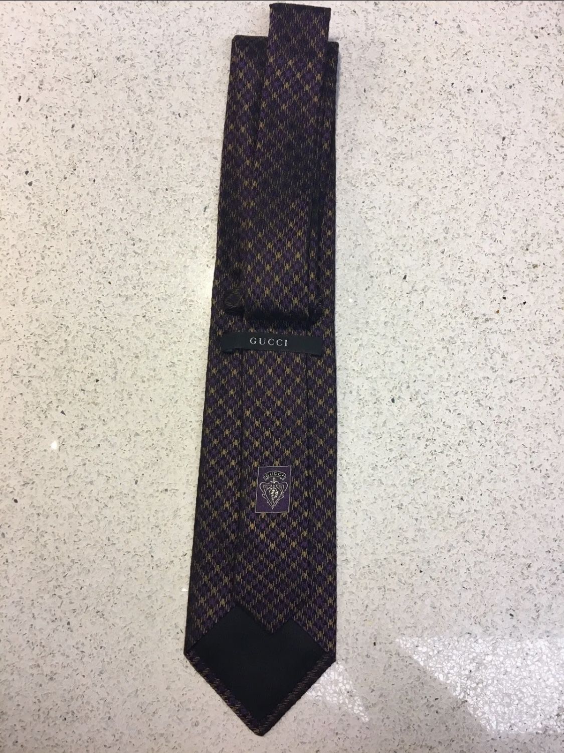 Gucci 100% Handcrafted Silk Tie 