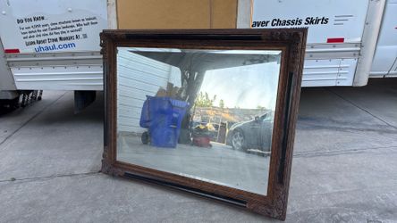 Large wall mirror