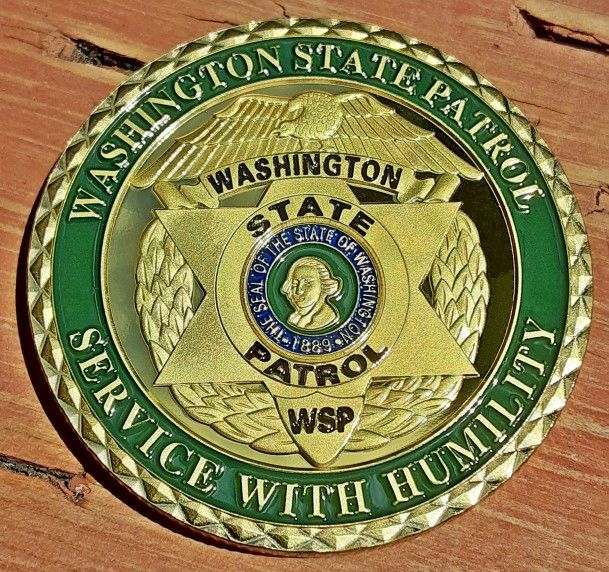 Washington State Patrol Law Enforcement Coin