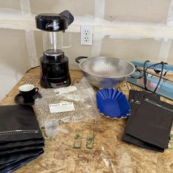 FreshRoast SR800 Home Coffee Roaster Complete Starter Kit + Extras