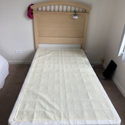 Bed Frame With Box And Head Board 