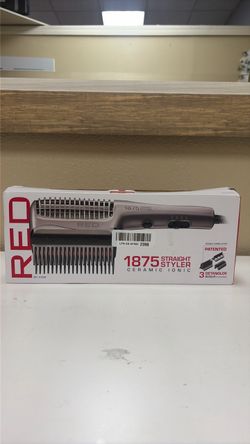 Red Ceramic straightener