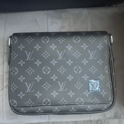 Louis Vuitton District PM Monogram Eclipse Messenger Bag Black