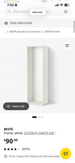IKEA Pantry Besta frame