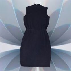 Size 6 St. John Collection Navy Dress Sleeveless Excellent Condition