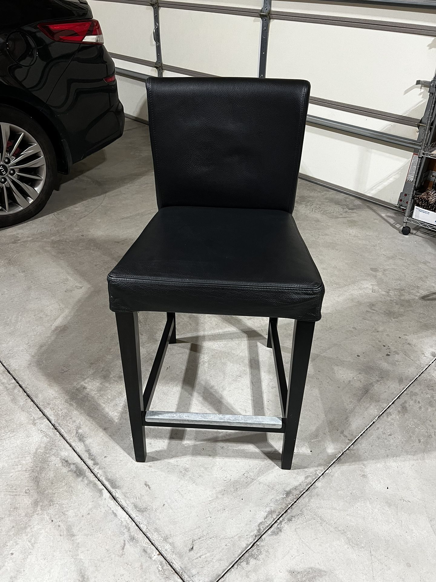 IKEA Henriksdal 100% Leather Bar Stool
