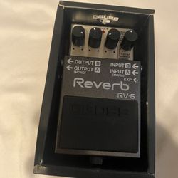 Boss Reverb Rv-6 Guitar Pedal 