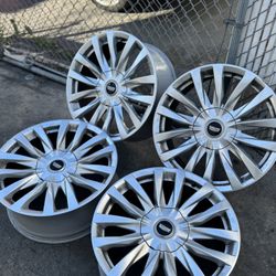 4 Used 22 Inch Cadillac Wheels