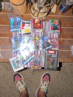 Marvel Trading Cards Lot Mixed Collection