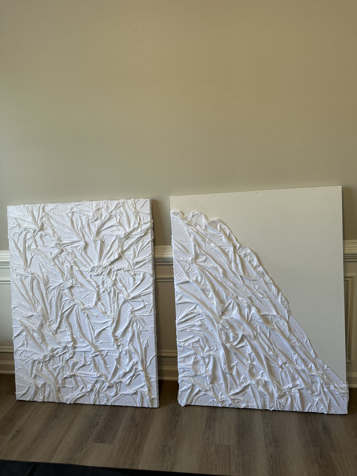 36x48 Textured Wall Art | Modern Neutral Canvas | Minimalist Home Decor