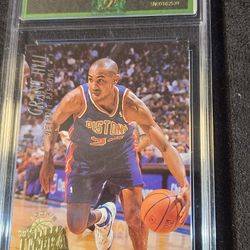 1994 Fleer Ultra Grant Hill Pistons #239 Rookie EJE NM 7 HOF
