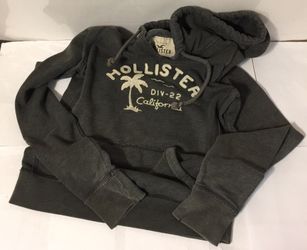 Hollister Women’s DIV-22 Cali Green Pullover Hoodie Sweatshirt Extra Small XS