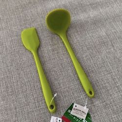 NEW CHRISTMAS GRINCH MINI SILICONE COOKING TOOLS